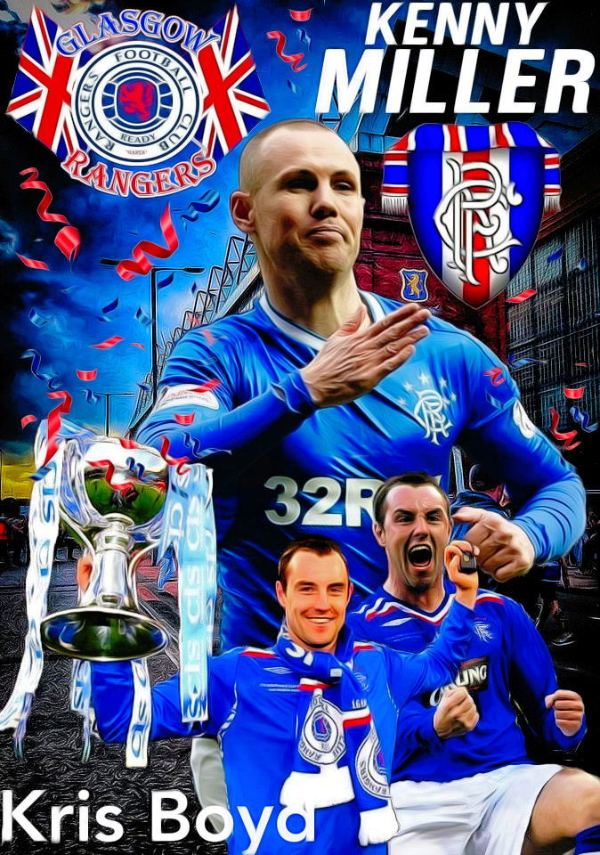 Boyd and Miller – Rival Rangers strikers